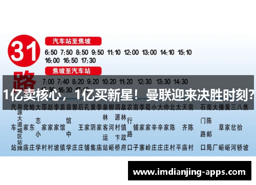 1亿卖核心，1亿买新星！曼联迎来决胜时刻？